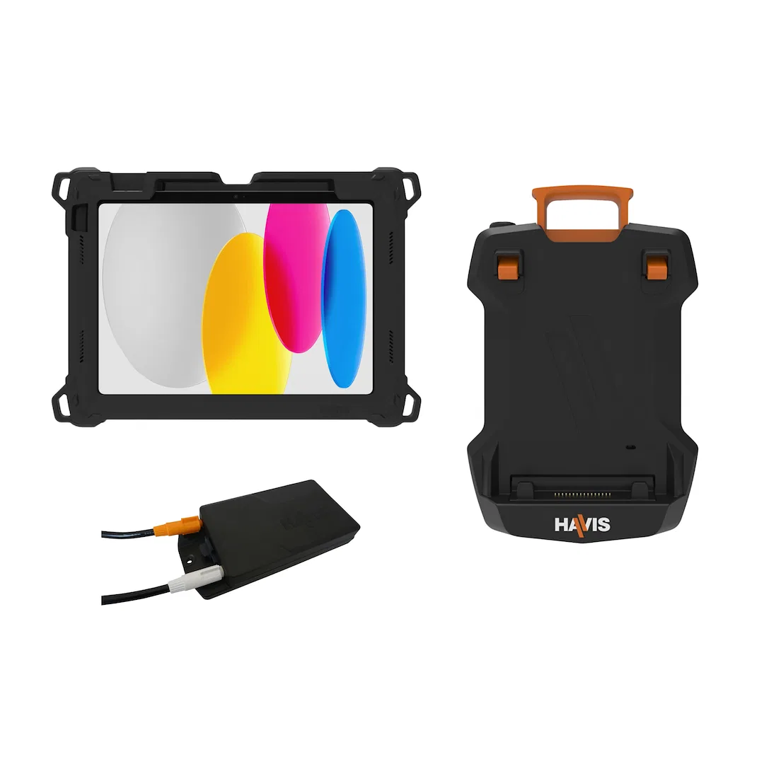 PKG-TAB4-APP5N – HAVIS Tablet Mount, Fits 10th Gen Apple iPad/ iPad A16 Mounts Using Universal VESA Bolt Pattern With...